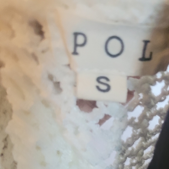 POL Multicolor Open Knit Cardigan. Sz S NWOT - Picture 5 of 6